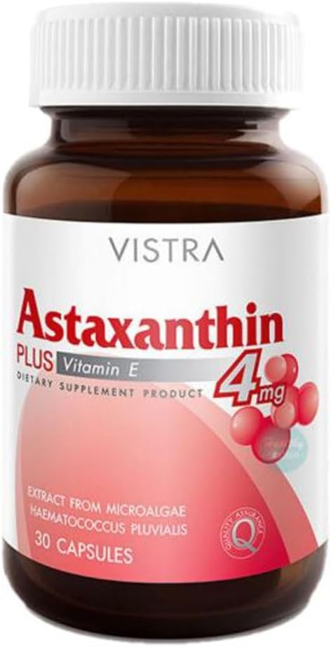 Vistra Astaxanthin 4 מ"ג 30 Cap.(Honest Success)