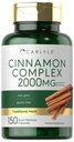Carlyle Ceylon Cinnamon Complex with Gymnema and Mulberry | 150 קפסולות | Non-GMO, Gluten Free Supplement