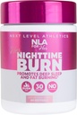 NLA for Her Nighttime Burner for Women - Sleep Support with Melatonin, CLA, Ashwagandha, 5-HTP, Chamomile - Stay, Boost Metabolism, Burn Fat - 60 קפסולות טבעוניות