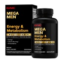GNC Mega Men Energy & Metabolism Multivitamin Caplets, פרובאנס קליני להרגיש טוב יותר, Calorie Burn, Focus, 100 מ"ג Caffeine, Thermogenic, Immune, B ויטמיןs, Timed לשחרר, 180 Count, 90 יום אספקת אספקת חשמל, להתמקד, 100 מ"ג Caffeine, Immune, B, ויטמיןs, Timed לשחרר, 180 ספירה, 90 יום אספקת 90 יום אספקת אספקה, 90 יום אספקת אספקה, 90 יום אספקה, 90