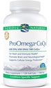 Nordic Naturals ProOmega CoQ10 - שמן דגים, 650 מ"ג EPA, 450 מ"ג DHA, 100 מ"ג CoQ10, מקדם בריאות נוירולוגית וייצור אנרגיה סלולרי *, 120 Soft Gels