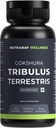 בריאות Tribulus Terrestries (Gokshura) - תמיכה טבעית לאנרגיה, ביצועים ו- Stamina & שריר צמיחה - 1000 מ"ג, 60 קפסולות Veg
