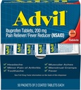 עו"ד Ibuprofen, 200 מ"ג, 2 Count (Pack of 50)