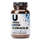 UMZU Florcil50 Prebiotics and Probiotic for Women + Men, 50 מיליארד CFU for Digestion, Gut Health, Acidophilus, Rhamnousus, Immunity, Energy (30 קפסולות)