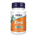 עכשיו תוספי מזון, Zinc (Zinc Gluconate) 50 מ"ג, תומך פונקציות Enzyme *, Immune Support *, 100 טבליות