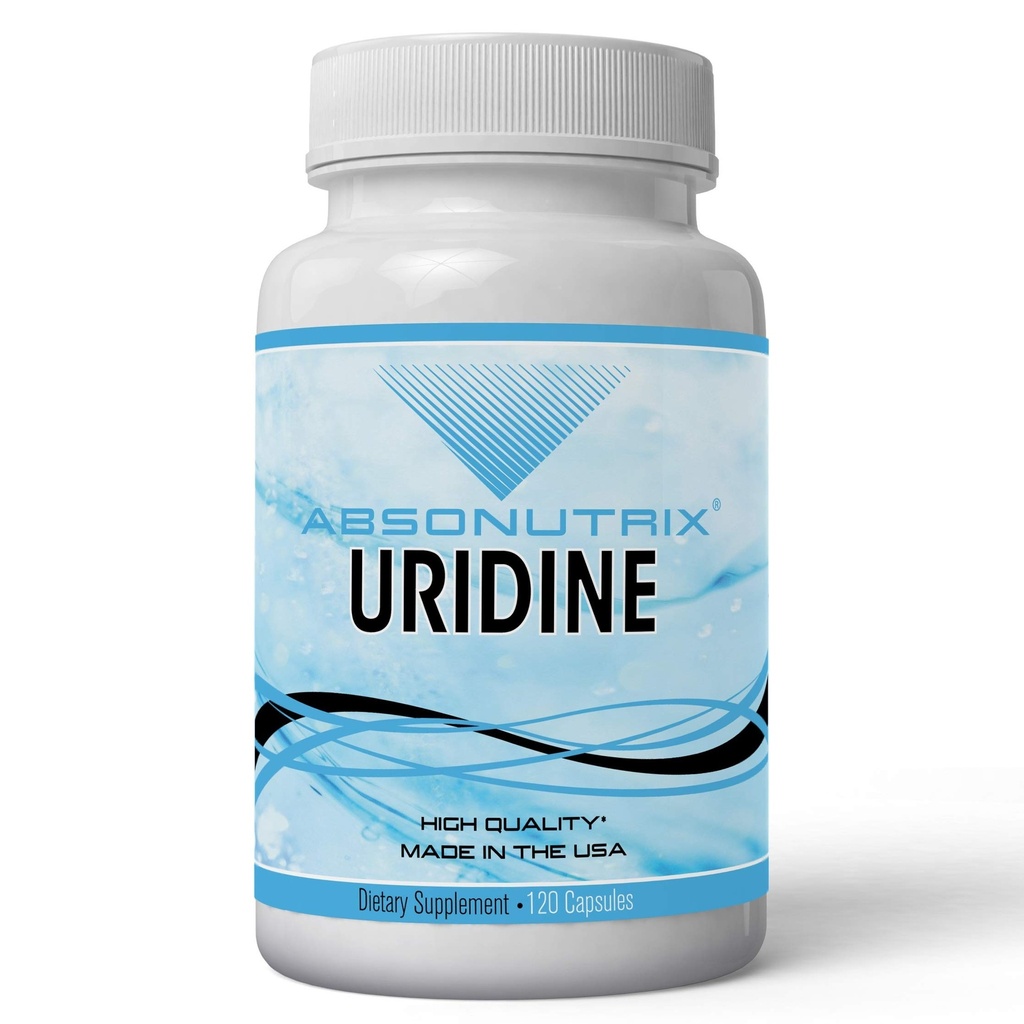 Absonutrix Uridine Monophosphate (Choline Enhancer) 500 מ"ג לקפסולה - 120 קפסולות ירקות זיכרון המיוצר בארה"ב