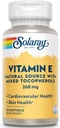 Sunay ויטמין E d-Alpha Tocopherol 268mg (400 IU) | Heart & Skin Health, Antioxidant Activity Support (50 Count)