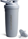 Smartshake Reforce Stainless Steel חלבונים Shaker 900 מ"ל | 30 oz - Leakהוכחה Screw-on Lid - BPA Free - Non Insulated Bottle-unisex (Grey)