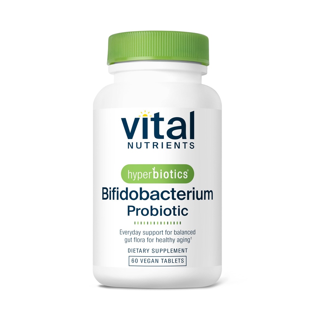 Hyperbiotics Vital Foodsents Bifido חיידק פרוביוטיקה | 7 Targeted Strains | תומך Immune and Digestive בריאות למבוגרים מבוגרים יותר | Shelf-Stable