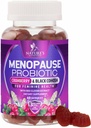 תוספי Menopause לנשים - 3 מיליארד CFU Natural Menopause הקלה עבור Mild Hot Flashes & Night Sweats, PH, Vaginal בריאות תמיכה Probiotics עבור נשים מסטיקמי, Probiotic תוסף - 60 מסטיקים
