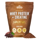 B.rad Superדלק - Grass Fed Whey Protein Isolate Boosted with Creatine | Farm-Fresh, Easy-to-Digest, Clean Ingredients