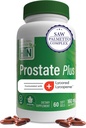 Health Thru Nutrition Prostate Plus עם חליפת פלאטו, Lycopene as Lycored, Plant Sterols, Selenium, Zinc and Pumpkin Seed | תמיכה מלאה ב- non-GMO & Gluten Free (Pack of 60)