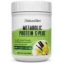 אבקת חלבון טבעית Slim עם ויטמינים ומינרלים Metabolic C-Plus - אבקת החלפת Meal Fortified עם ויטמין C, Zinc & Amino Acid - אבקת חלבון שוקולד 10 לשרתים 1.1 lb.