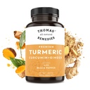 Red's All-טבעי Remedies Turmeric Curcumin וג'ינג'ר עם Black Pepper, אורגני Turmeric Joint Support Supplement - 95% Curcumin - No Fillers, Vegan - 120ct