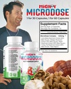 5-Mushroom Nootropic בלגן - 60 קפסולות, טורקיה Tail, Reishi, Maitake Mushroom Extract with High Beta Glucan, & Lion Mane Mushroom קפסולות, פונקציונלי Mushrooms Herbal תוספי תוספי צמחים