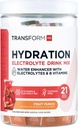 TransformHQ hydrotion Drink (21 Single-משרתת Packets, Fruit Punch הפירות) - תערובת תוספי הנקה עם ויטמינים ואלקטרוליטים