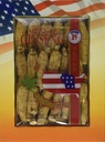 Hsu's SKU 0132-4, גיינסנג חצי בינוני קצר Cultivated American Geneseng Roots (4 oz=113 gm/Box), 0132-4, 0132.4