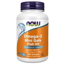 תוספי אומגה 3 Mini Gels, 180 EPA / 120 DHA, לעומת זאת, תמיכה קרדיווסקולרית *, 180 Softgels