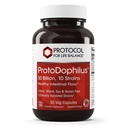 ProtoDophilus - 50 מיליארד, 10 סטרינס - פלורה פרוביוטית בריאה כדי לתמוך בתפקוד העיכול ובריאות החיסון - 50 קפסולות Veg