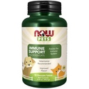 Now Pet Health, Immune Support Supplement, פורמולה לחתולים ולכלבים, NASC Certified, 90 טבליות צ'כוסיות