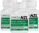 תוסף תמיכה משותף אומגה 3, Best Natural Pain Relief, Green Lipped Mussel שמן קפסולות, 180 Softgels, No Fishy Aftertaste