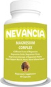 Magnesium Complex with Magnesium Glycinate, Magnesium Malate, Magnesium Citrate, Magnesium Oxide, Stress & Sleep Aid, Brain & Heart Support, השרירים, Joint & Bone Support