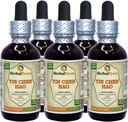 יין צ'ן Hao (Artemisia Capillaris) Tincture, אורגני Dried Herb נוזל לחלץ (שםBrand: HerbalTerra, Proly Made in USA) 5x2 fl.oz (5x60 מ"ל)