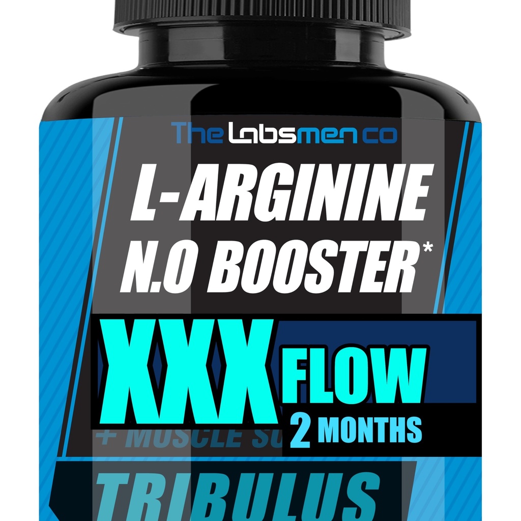L Arginine Nitric Oxide תוספי עבור גברים - אישה מאושרת, לילות שמחים לעזור להגדיל את זרימת הדם Flow Circulation, משאבת שרירים טרום עבודהout, זכר סוף w / Tribulus - 2 Mons