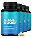 Nootrix Brain Boost Nootropic תוספת | תמיכה בזיכרון, מיקוד נפשי, בריאות קוגניטיבית ואנרגיה | Caffeine-Free, מקדם בריאות Mood & Brain function W/Gingko Biloba & DMAE | 240 קפסולות