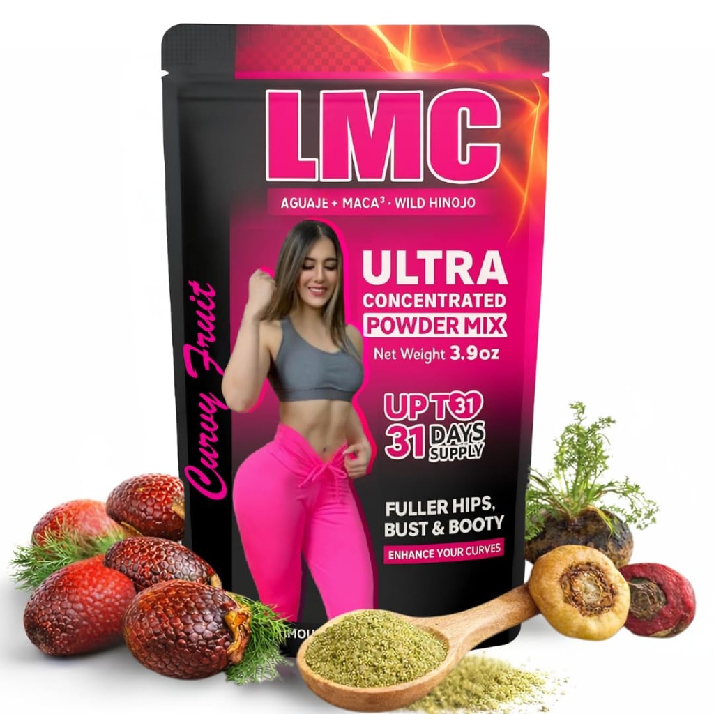 LMC אולטרה אבקה | תוספת צמחית עם Aguaje, Maca & Wild Fennel | Natural Feminine Balance & Wellness | 31 משרתים