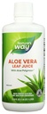 דרכו של הטבע Aloe Vera Leaf Juice with Polymax+, 99.5% הנחה את Aloe Vera Leaf Juice מ Concentrate, Unflavored, 33.8 Fl Oz