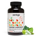 Zenkgo Multivitamins + אורגני Whole Foods+Probiotics for Women, Supports Immunity, Digestion, האנרגיה, Gut Health, ויטמין A, B6, B12, D3, K2 (MK-7), Folate, מינרלים, Superfoods (60Ct/30Day)