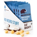 Mamoth Bar Macadamia קוקוס Bar - 10 אורגני חלבון Bars - גבוה סיבים - גבוה פירטו - Gluten חינם - חלבון ביצה - GMO חינם - Raw / Premium Nuts