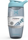 Promixx Pursuit חלבונים Shakerבק (24 oz) - Silent No-Ball Mixer, Leak-Proof Lid, BPA / BPS & Phthalate-Free ECOZEN - Easy-Clean Shaker Cup for Protein Shakes, Pre & Post-Workout Smoothies