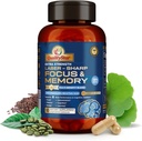 Focus וזיכרון ויטמינים, 13-in1 Multi-Benefit Band for Cognitive and Brain Health, Memory Supplement for Brain, 90 קפסולות צמחוניות