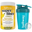 Bellway Super סיבים אבקת + פירות, Pineapple Passion פירות Shaker בקבוק Bundle