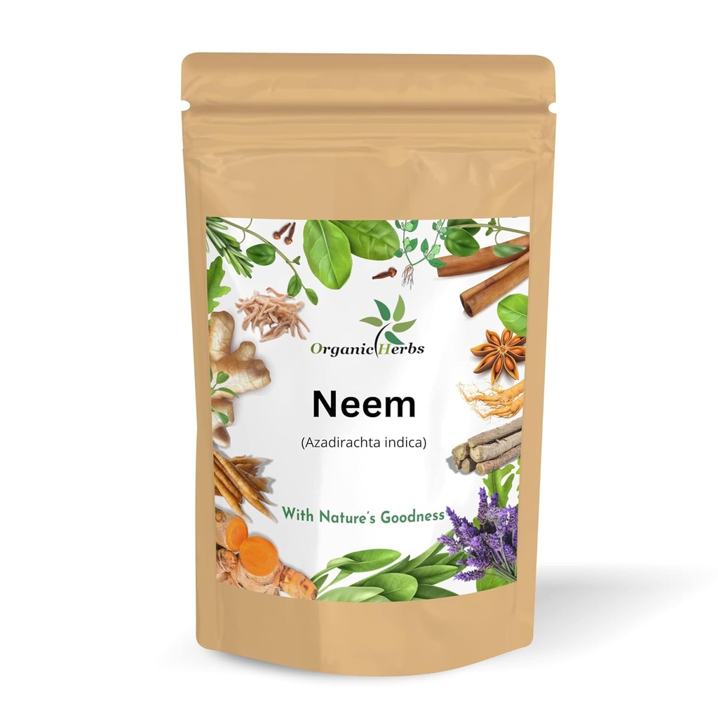 Pure & Natural Neem Leaves אבקה עבור עור נקי פיורי, משיי שיער ניקוי שיער (Neem Leaf אבקת 145gm/5Oz)