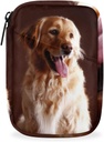 Golden Retriever Dog Pill Case Weekly Medicine מארגן עם Travel Bag 7-Day Pill Box תוסף שמן Box Fish Pills Holder