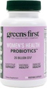 Greens First Women's Health Probiotics - Probiotics for pH Balance - 20 מיליארד CFU - תמיכה ב- Digestive, Immune & Vaginal Health non-GMO/Gluten-Free/Dairy-Free/Soy-Free (30 קפסולות ירקות)
