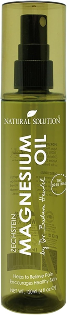 Natural Solution Pure Zechstein Magnesium Oil Spray, Ultra-Pure and Effective, Natural Relief & Sleep Support – 4 Oz, Fast-Absorbing Magnesium Spray for Muscle, Stress Relief & Better Sleep