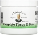 הנוסחה המקורית של כריסטופר שלמות Tissue & Bone Ointment, Herbal Topical for שריר ותמיכה משותפת, 4 oz