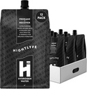 HTWO Nightlyfe Recovery, 16.9oz Premium Hydrogen Infused Water with Electrolytes, ויטמינים ומינרלים, 12-Pack, חבילות הידרה פונקציונליות עבור Recovery & Mental Clarity, סוכר חינם חינם