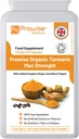 אורגני Turmeric Curcumin 720mg - 120 קפסולות | אורגני Turmeric ו Black Pepper קפסולות גבוה כוח | טבעוני & Vegetarian Turmeric Supplements