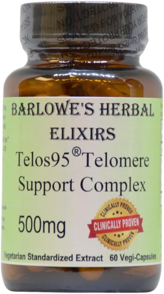 בסביבה הקרובה של Barlowe's Herbal Elixirs Telos95® Telomere Support Complex