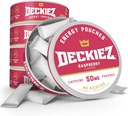 Deckiez Energy Pouches, 5 Cans (100 משרתים), תוסף סוכר חינם קפאין, קפה Pouches & אנרגיה לשתות אלטרנטיבי, 50 מ"ג Caffeine Pouches, Raspberry Flavor