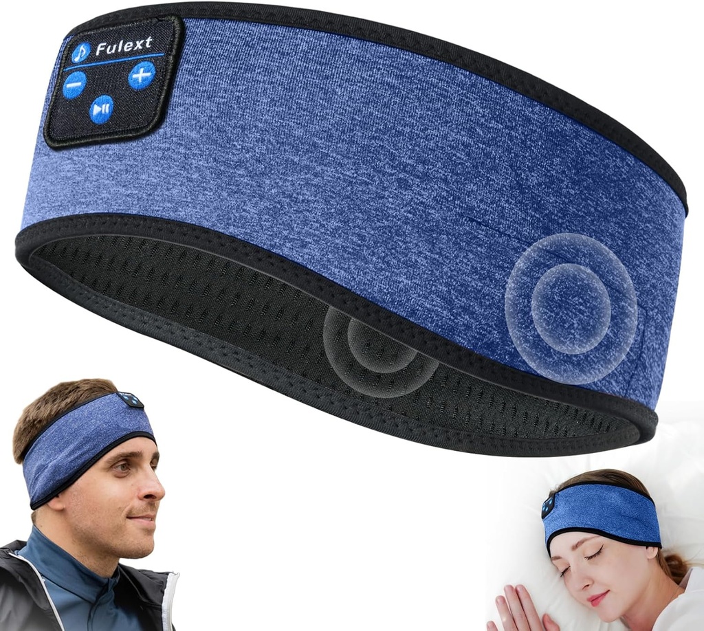 Sleep Headphones Headband10Hrs Bluetooth Headband with Cozy Earbuds Comfort Sleep Headphones for Side Sleepers, Sleep & Lounge Gift Story for Women Men