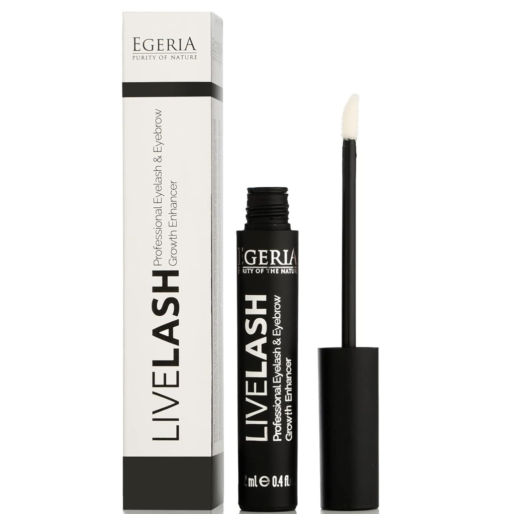 Premium Eyelash growth Serum ו- Eyebrow Enhancer על ידי Egeria, Lash להגביר Serum עבור Longer, Fuller Thicker Lashes & Brows (1 PCS)