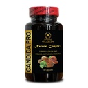 Candida PRO - Black Walnut, Wormwood, Probiotics Digestive Health, תומך Detoxification for Natural Candida ניקויse - 1 בקבוק