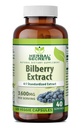 Herbal Secrets Bilberry לחלץ 300 Mg | 4:1 לחלץ (3600 מ"ג Equivalent) / Veggie קפסולות | Non-GMO | Gluten-Free | Made in USA (120 Count)