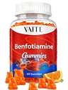 Benfotiamine 320 מ"ג חניכיים עם תוספת של 45 מ"ג L-Leucine: Essential ויטמין B1 מורכב עבור גברים ונשים, Non-GMO, טבעוני וגלוטן חינם - תמיכה מטאבוליזם, אנרגיה ועצבו מערכת בריאות בריאות